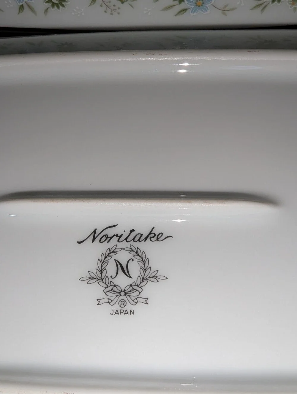 Noritake Savannah Vintage China Butter Dish